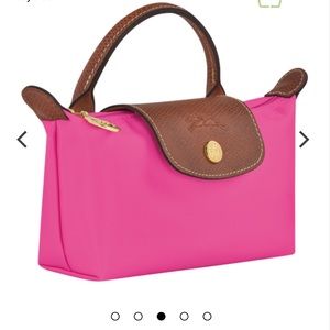 NWT - Longchamp pouch with handle